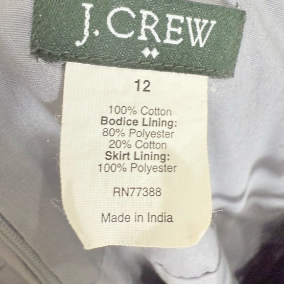 J. Crew Gray Strapless Sundress for Cocktail Events - Picture 2 of 7